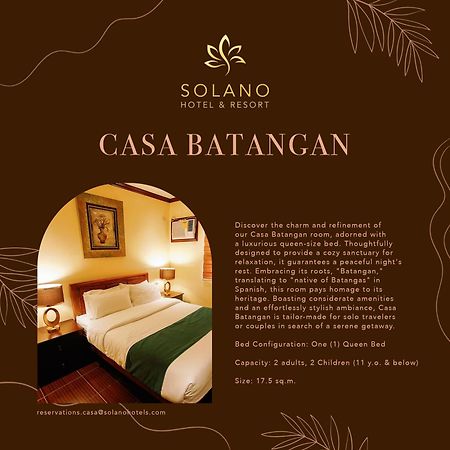 Solano Hotel & Resort At Casa Ysabel Lipa City Esterno foto